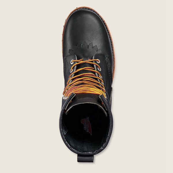 Red Wing Work Boots Loggermax - 9-Inch Soft Toe - Made To Order - Svart - Dame 1280-FDASH